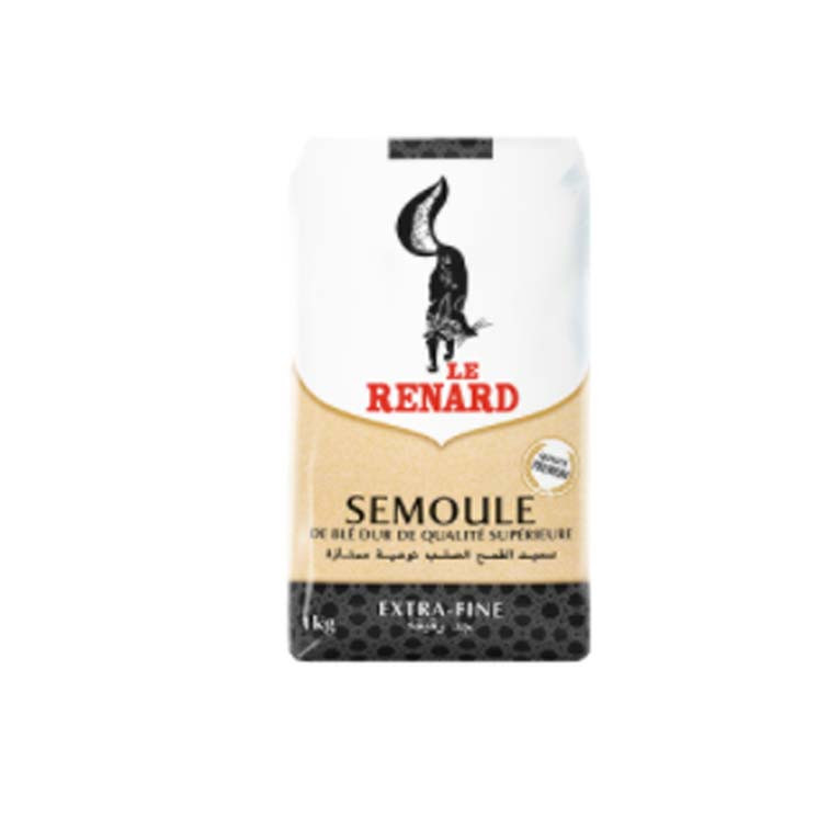 SEMOULE DE BLE DUR - LE RENARD - 10 x 1 KG - EXTRA FINE 1
