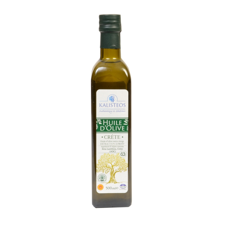 Huile d'olive CRETE 0,3 - KALISTEOS - 12 x 500mL