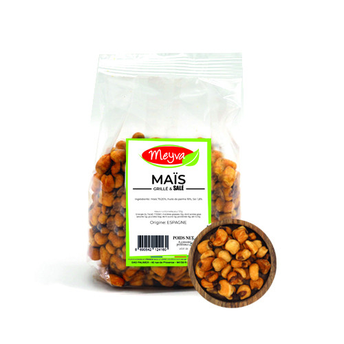 Meyva PAV - Maïs standard grillé salé - 12x150g