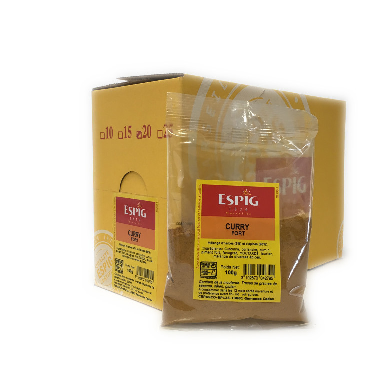 CURRY HOT - 20x100g