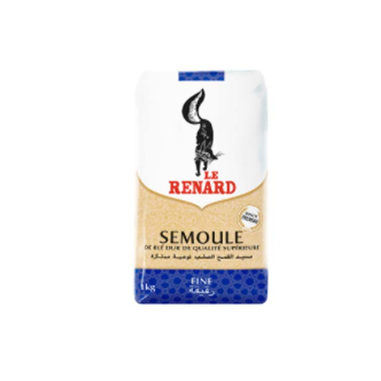 SEMOULE DE BLE DUR - LE RENARD - 10 x 1 KG - FINE